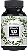 Vitamin B12 - 180 Tabletten - Hochwertig durch beide Aktivformen + Depot + Folat (5-MTHF aus Quatrefolic®) - Vegan, hochdosiert