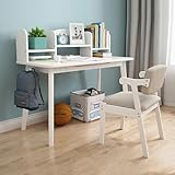 Yadlan Scrivania per Bambini Regolabile in Altezza, Scrivania per Bambini con Cassetto Legno, Scrivania con Supporto per Libro, Salvaspazio Scrivania per Bambini e Ragazze White Chair