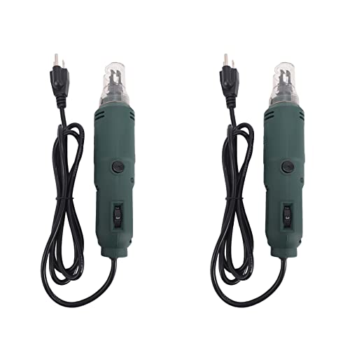 Ruitutedianzi 2X DF-6 110V Enameled Wire Stripping Machine Varnished Wire Stripper Enameled Copper Wire Stripper Cleans US Plug