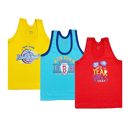 Image of BABA AND BABY Cotton Printed Vest baniyan for Baby Summer wear Sleeveless for Kids