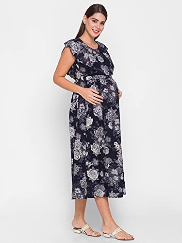 Image of AV2 Women Maternity Feeding Dress | Feeding Kurti | Nursing Dress -5071