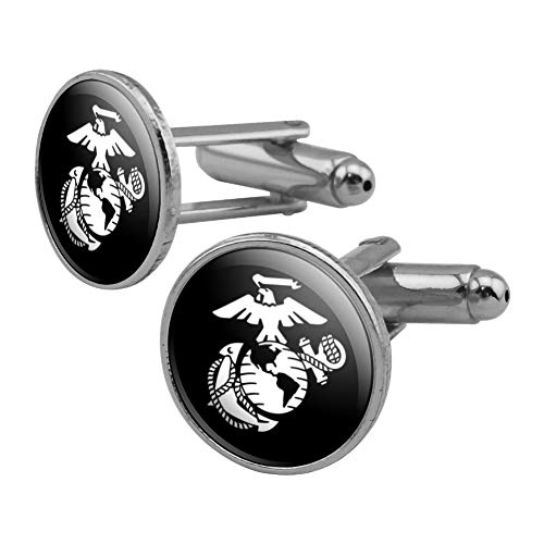 Set de mancuerna redonda oficial USMC plateado
