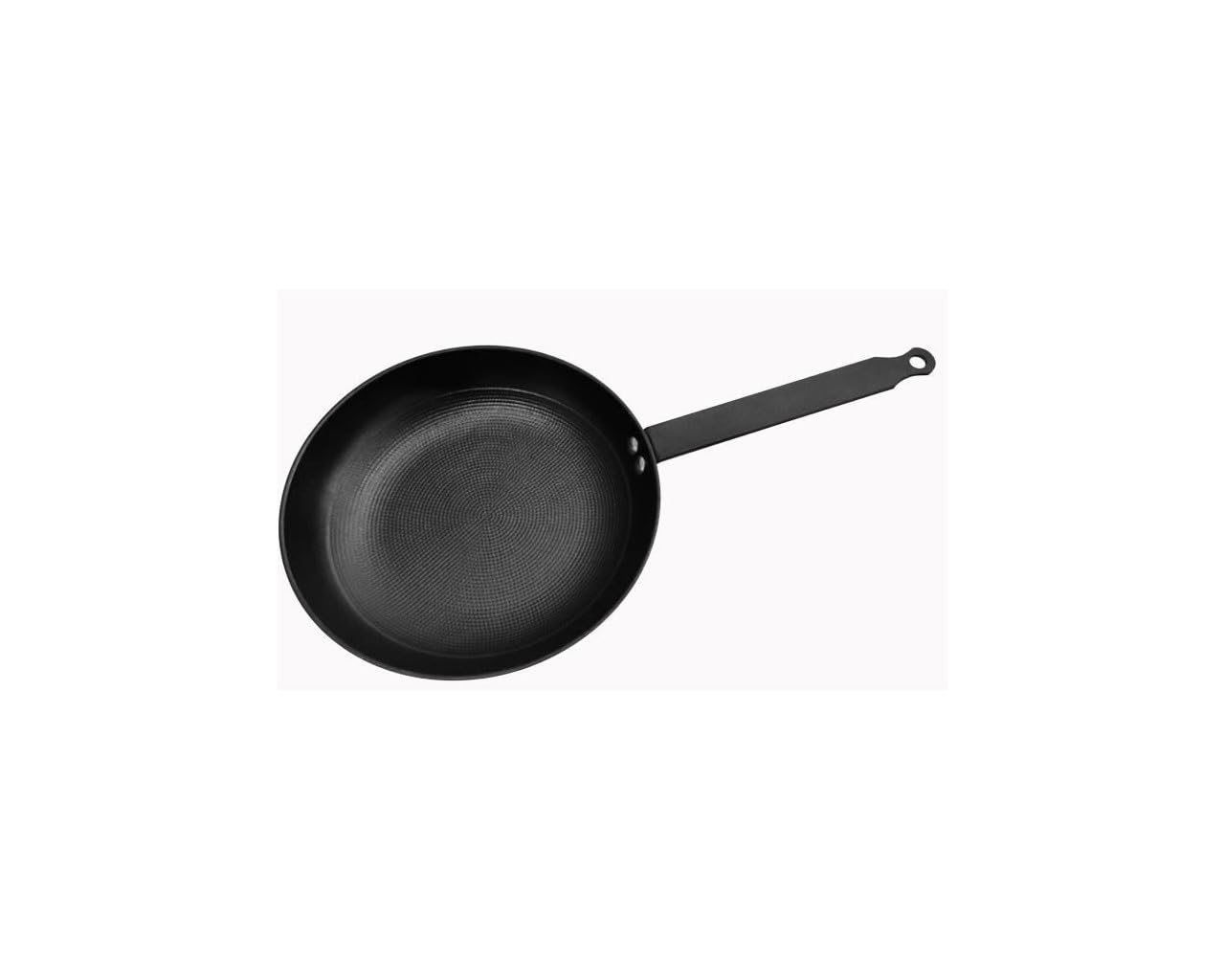 Baumalu - MAESTRO Frying Pan - Enamelled Cast Steel - Suitable for all heat sources, including induction - Rust and scratch resistant - Homogeneous heat distribution - Fixed metal metal handle - Ø24cm