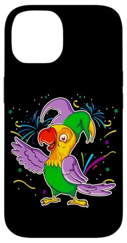 Parrot Mardi Gras T�V���c �J�[�j�o�� �p���[�h ���D���R�X�`���[�� �X�}�z�P�[�X iPhone 14 �p