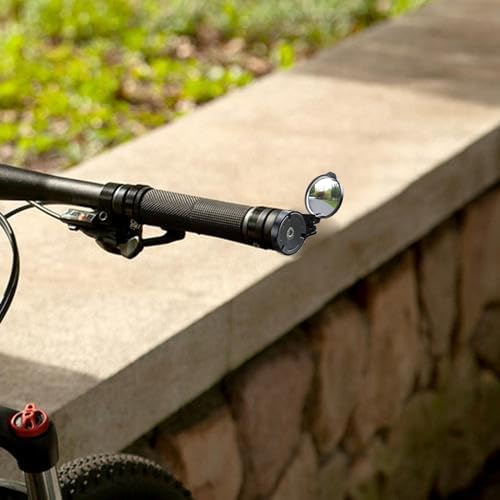 Espejo de bicicleta giratorio de 360 grados para manillar de ruta 2
