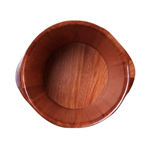 Spa de pies en cubo de madera para baño y relajación miniatura 2