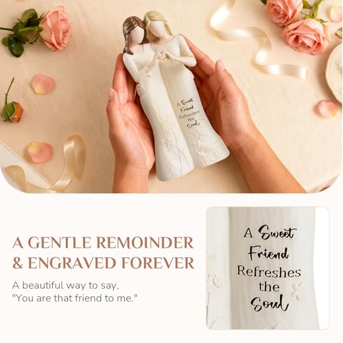 Storieme Best Friend Figurine, Hand-Painted Friendship Gifts for Women - Image 5