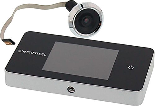 Intersteel Digitaler Türspion Basic 2,6 Zoll LCD Display für Türstärken von 38-110mm