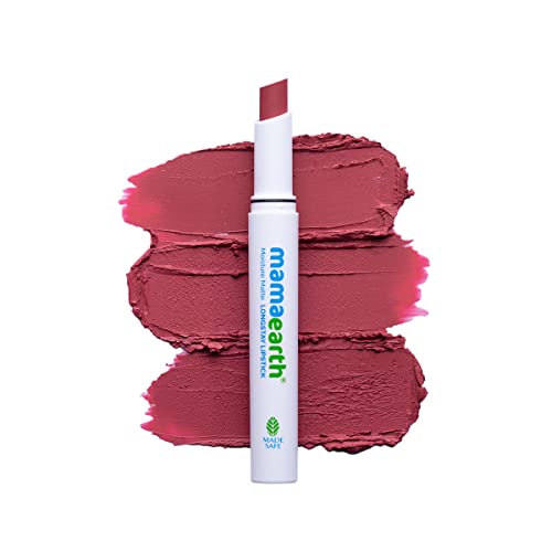 MamaEarth Moisture Matte Long Stay Lipstick - Bubble