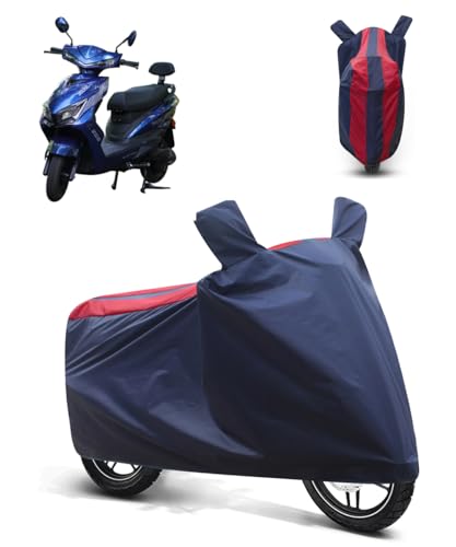 Image of FABTEC Bike /Motorcycle Body Cover Compatible with Deltic ZGS(Red & Blue)