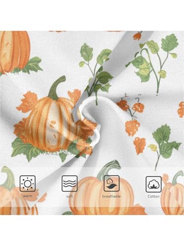 ZZKKO Orange Pumpkin Harvest Girls Underwear Toddler Panties for Girls Comfort Brief Size 2T3