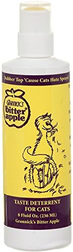 Grannick`s Bitter Apple Taste Deterrent for Cats with Dabber Bottle Top (8 oz.)