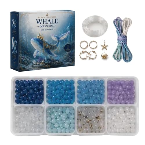 Kit 3D d'animaux marins avec perles pour animer vos ateliers DIY en famille