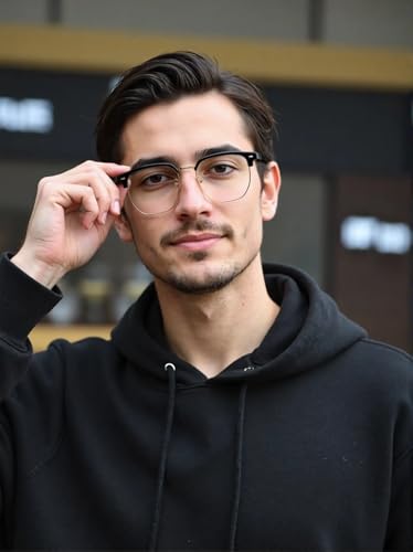 Image of Blue Light Blocking Glasses for Men Anti-Fatigue Computer Monitor Gaming Glasses Prevent Headaches Glasses