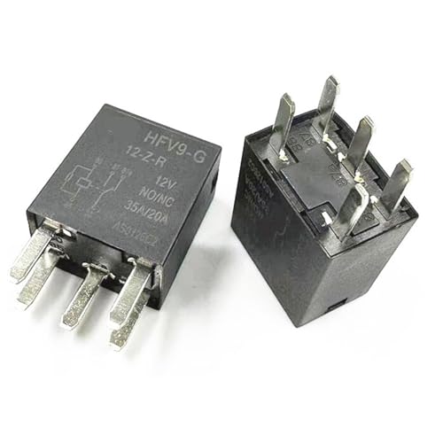 Relais HFV9G12ZR DC12V 12VDC 35A 5 pins pour boîte à fusibles automobile et moto