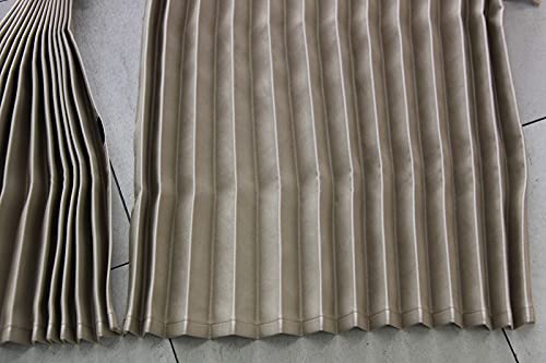 Amazon.co.jp: 安心の日本製 プリーツ センターカーテン 巾120㎝×100