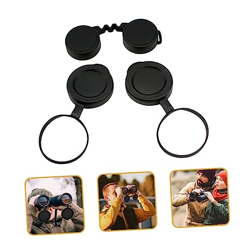 Cubreobjetivos de goma para prismáticos juego de 2 protectores de lentes de repuesto 5