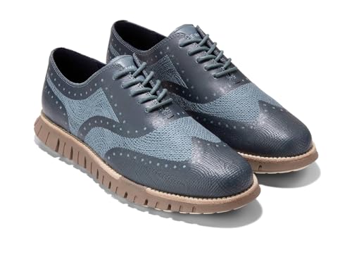 Image of Cole Haan Mens Zerogrand Remastered Remaster Embrostitch Wingtip