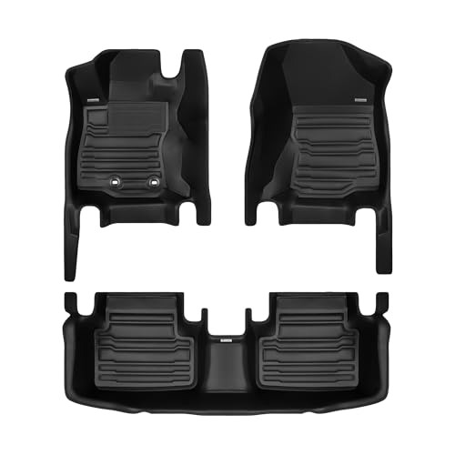 TuxMat - for Subaru Forester 2025-2026 Models - Custom Car Mats - Maximum Coverage All Weather Laser Measured - This Full Set Includes 1st and 2nd Rows