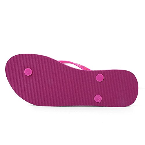 Women Slim Flip Flop Shoes, Lightweight Printing Thong Sandals Beach Slippers4