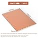 WSYCWG Copper Square Plate 5Mm Thick, Pure Copper Material Plate 50×100Mm-100×150Mm Perfect for Industrial Applications,5×100×100mm