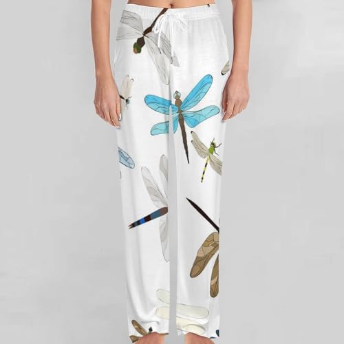 Pantalon de pyjama long Libellule finis les bas serrés taille S