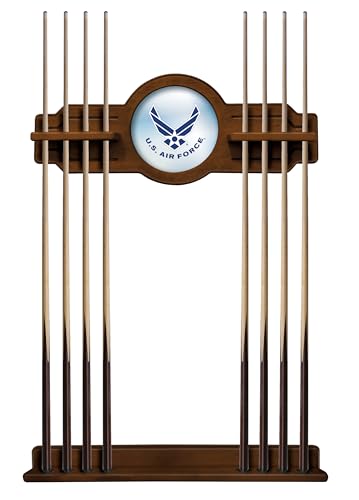 U.S. Air Force Cue Rack in Chardonnay Finish by Holland Bar Stool