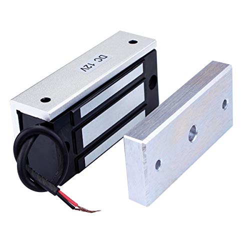 AUTENS Electric Magnetic Door Lock 12V 60kg Mini DC EM Locks Holding Force