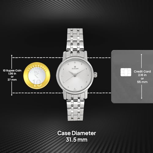 Titan Store Titan Quartz Analog Silver Dial Silver Stainless Steel - Image 6