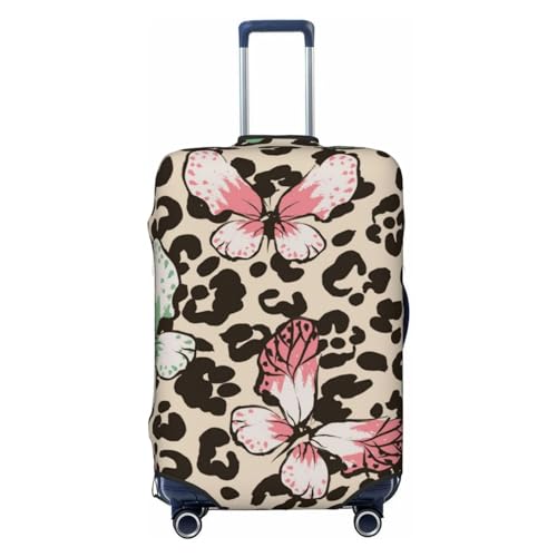 Leopard Dots Luggage Cover Washable Elasticated Luggage Covers for Suitcase TSA Approved Stylish Scratch Resistant Luggage Case Protector