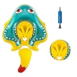 ▶【Diseño Inflable y Ajustable Flotador Bebé】:El flotador inflable para bebés es adecuado para bebés de 6 a 36 meses de edad (16-20kg). Las bolsas de aire protectoras de dos lados pueden aumentar o disminuir la cantidad de gas para ajustar la tensión de acuerdo con la cintura del bebé.