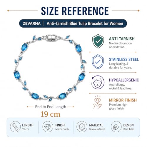 Image of Trending Tulip Bracelet for Women Stylish | Silver and Gold Toned Crystal Floral Tulip Bracelet for Girls & Women | Rapunzel Inspired | Romantic Gift Jewellery