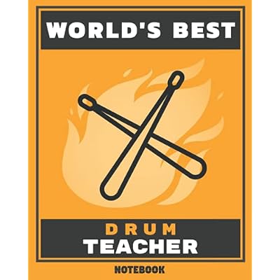 World's Best Drum Teacher Notebook