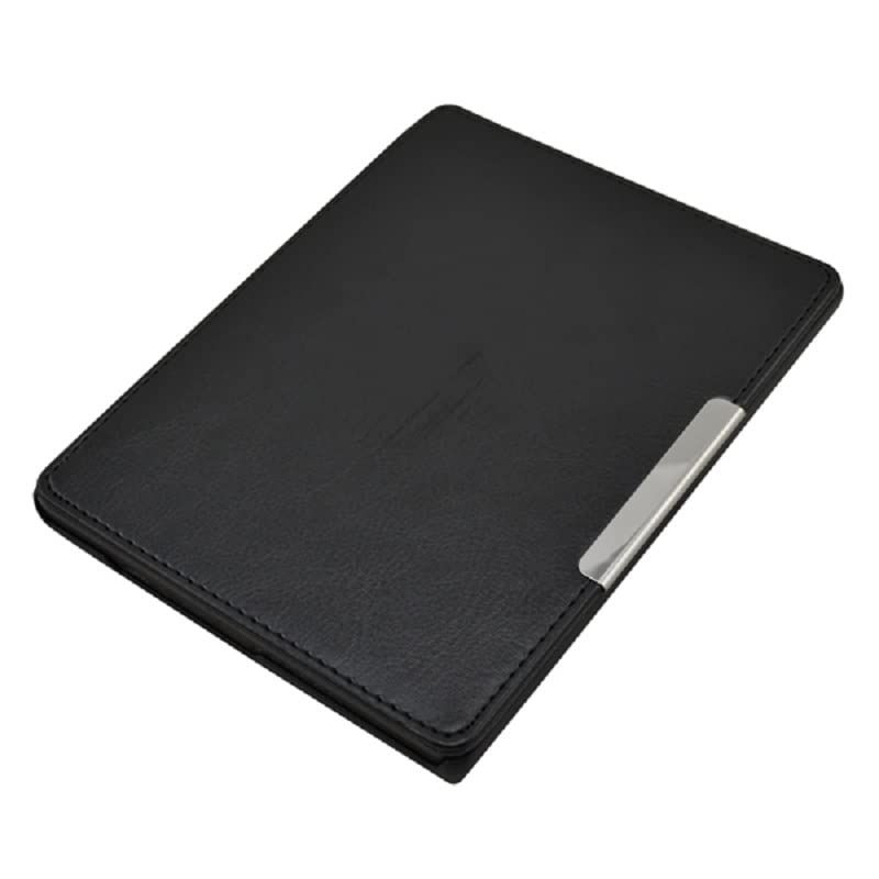 Custodia Per EReader Kobo In Pelle PU | Folio Con Cinturino E Supporto | Colore Nero