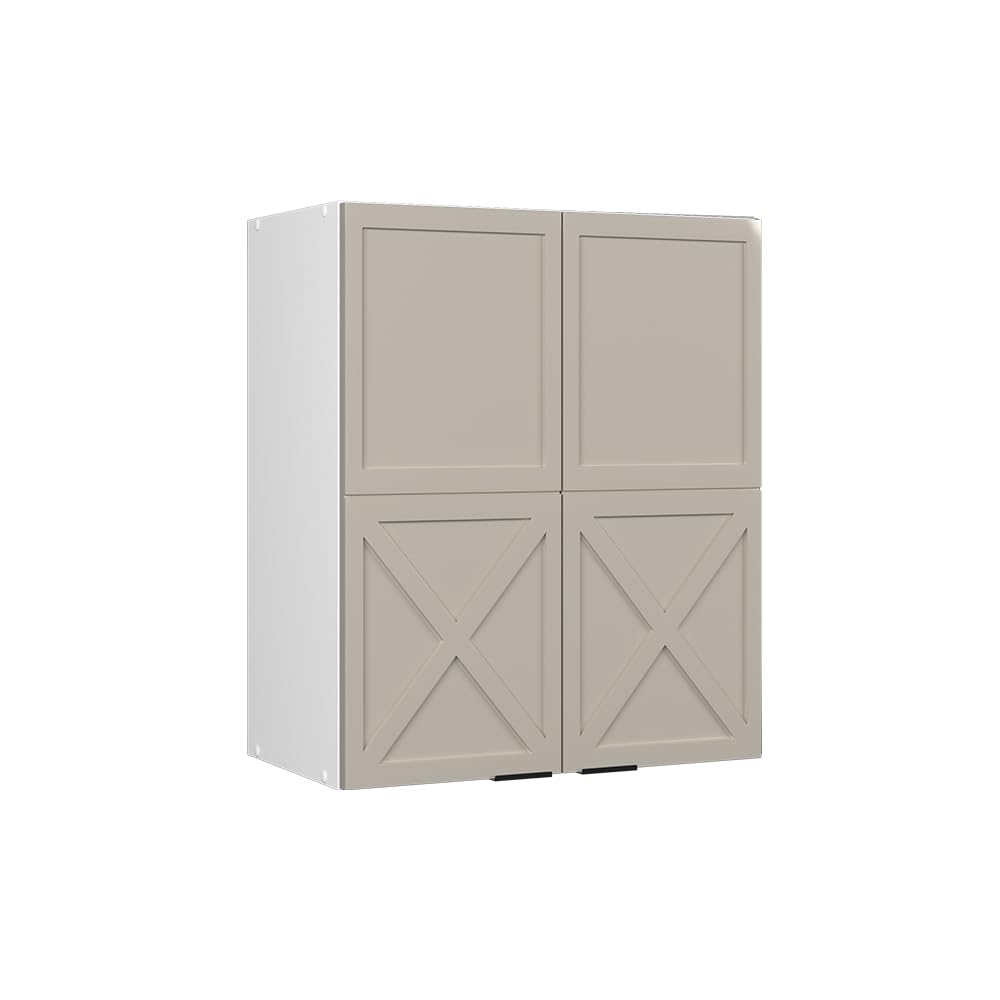 Vicco Wall cabinet Fame-Line, GrayBeige, 60 cm, for combination with other modules from the Fame-Line series