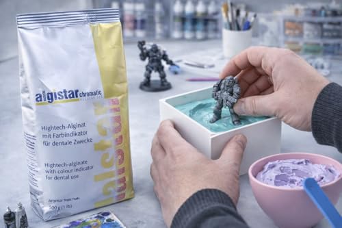 Alginat Algistar - Masa de moldeo rápido (indicador de color, 3 minutos, 453 g)