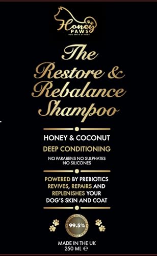 Honey Paws The Restore & Rebalance Shampoo, Contains Prebiotics to Protect, Soothes Dry Itchy Sensitive Skin - Image 2