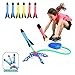 Rakete Spielzeug für Kinder, Druckluftrakete Spielzeug Inklusive 2 Raketenwerfer und 6 Schaumstoff Raketen,Garten Spielzeug， Outdoor Spielzeug，Geschenk für Junge Mädchen 3-12 Jahre (Individuell)