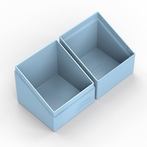 Image of Ultimate Guard Boulder Solid 100+, Deck Case for 100 Double-Sleeved TCG Cards, Baby Blue, Secure & Durable Storage for Trading Card Games, No Transparency