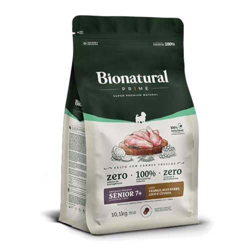 Bionatural Prime - Frango Cães De Raças Peq. Sênior 7+10,1kg