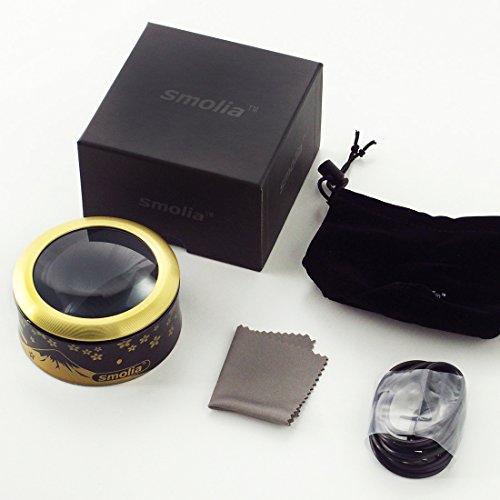 Smolia Fuji Premium 3X Magnifying Glass with LED Light, Hands-Free Desktop Dome Magnifier K9 Lens USB Rechargeable, Mt. Fuji and Cherry Blossoms Design Made in Japan