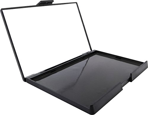 Plastic Makeup Palette with Mirror - Pro Collection (Medium size, 5.9 x 3.9 inches)