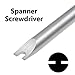 Kyuionty 5 Size Spanner Screwdriver Set Magnetic Spanner Head Screwdriver M1.7, M2.0, M2.3, M2.6, M2.8