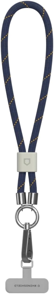 RhinoShield Braided Wrist Phone Lanyard | Recycled Materials, Easy to Adjust, Charm, Durable Strap (Landyard Card Included)