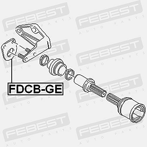 Febest Kit Elementi Di Sospensione - Lrcb-fli, 3 Pezzi, Peso 0,782 Kg, Ricambio Auto - 6