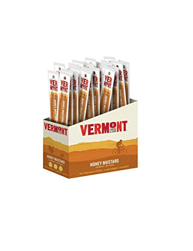 Vermont Smoke & Cure Meat Sticks - Antibiotic Free Turkey Sticks - Gluten-Free Snack - Paleo and Keto Friendly - Nitrate Free - Honey Mustard - 1oz Stick - 24 Count - Thumbnail 2