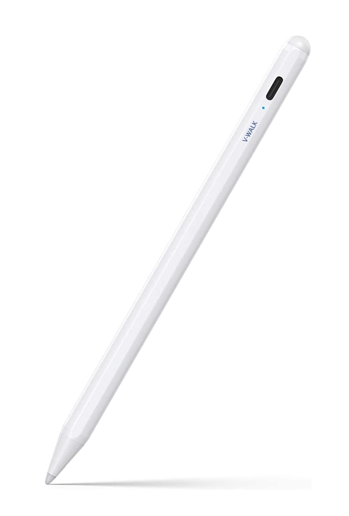 Stylus Pen for iPad with Palm Rejection, V-Walk Active Pencil Compatible with Apple iPad Pro (11/12.9 Inch),iPad Air 3rd/4th Gen,iPad 6/7/8th Gen,iPad Mini 5th Gen for Precise Writing/Drawing (White)