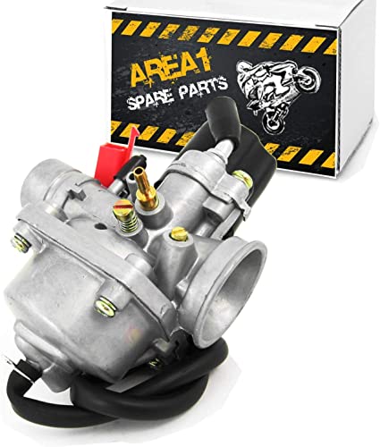 Area1 Carburateur de rechange 12 mm compatible avec moteurs 2 temps Minaralli/Chine : Yamaha Aerox Jog Neos ATU Explorer Race GT50 CPI Keeway Generic AGM Nova Motors Luxxon Rivero Mawi Tauris Lifan