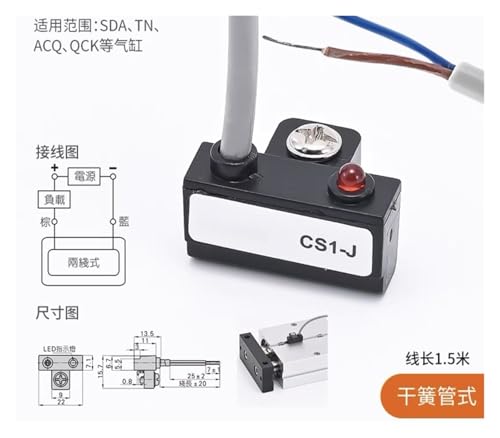 Sensor de cilindro DMSG soluciona problemas de espacio en ranuras CMSH 2