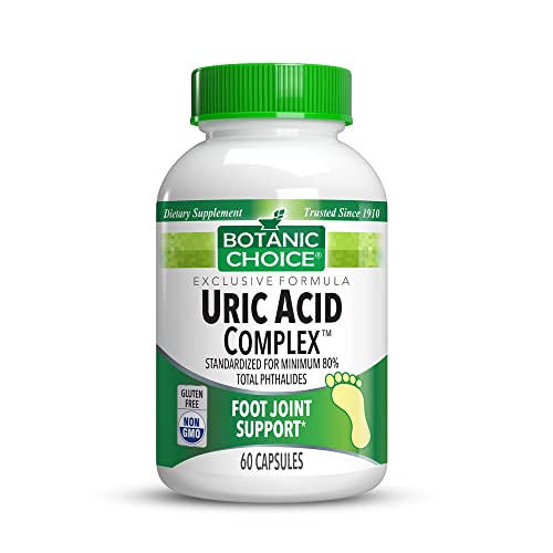 Botanic Choice - Uric Acid Complex, Detox Herbal Cleanse for Complete Joint Care and Uric Acid Control, 60 Capsules Botanic Choice - Uric Acid Complex, Detox Herbal Cleanse for Complete Joint Care and Uric Acid Control, 60 Capsules